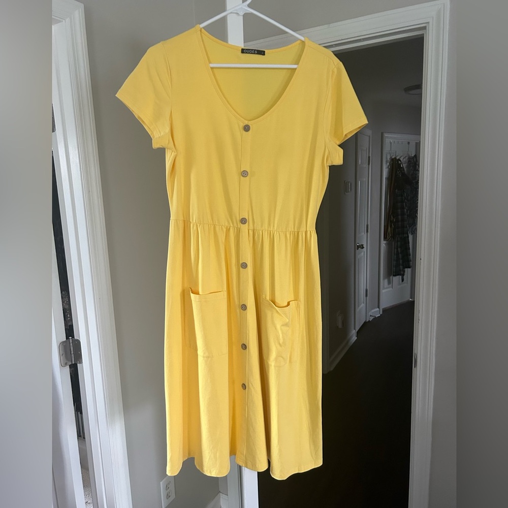 Yellow super cute dress